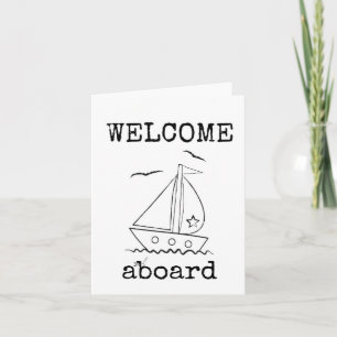 Welkom aan boord, nieuwe medewerkers, studenten, p kaart