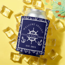 Welkom aan boord van Nautical Navy Blue Boat anker