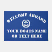 Welkom aan boord van zeeschepen deurmat (Voorkant)