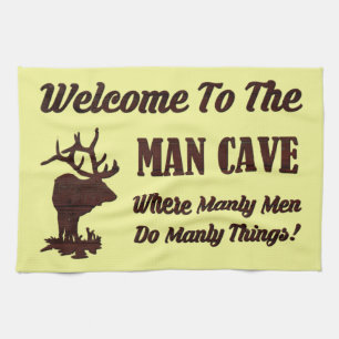 WELKOM AAN DE CAVE VAN HET MAN THEEDOEK