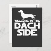 Welkom Aan De Dachshund Kant Briefkaart (Voorkant / Achterkant)