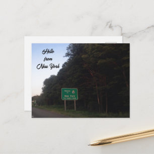 WELKOM AAN DE NIEUWE STAAT VAN YORK BRIEFKAART