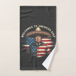 Welkom aan de oostkust van de Golf van Trump Handdoek