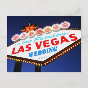WELKOM AAN ONS FABULOUS LAS VEGAS WEDDING BRIEFKAA BRIEFKAART