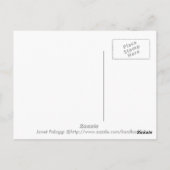 Welkom aangepaste Post-Kaart Briefkaart (Achterkant)