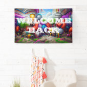 Welkom aangepaste Vinyl Banner 3' x 5' Banner (Insitu)