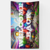 Welkom aangepaste Vinyl Banner 3' x 5' Banner (Verticaal)