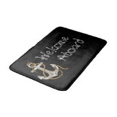 WELKOM ABOARD Nautical Personalized Mat (Gekanteld)