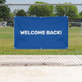 Welkom achteraan buitenbanner Spandoek (Insitu)