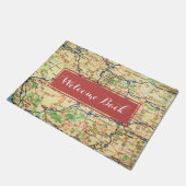 Welkom achterkaart Mat 18x24 inch (Schuin)