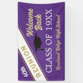 Welkom achterklasse reunion Banner (Verticaal)