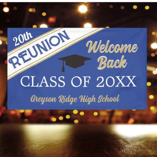 Welkom achterklasse reunion Banner