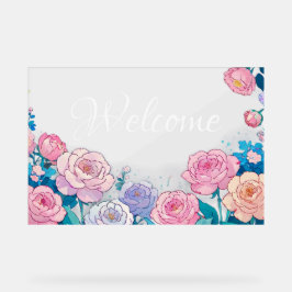 Welkom Acryl Teken Bord