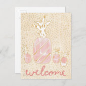 Welkom ananas briefkaart (Voorkant / Achterkant)