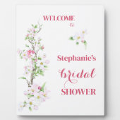 Welkom Apple Blossom Bruiloft Feest Persoonlijk  Fotoplaat (Voorkant)