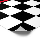 Welkom auto-racerventilatoren poster (Hoek)