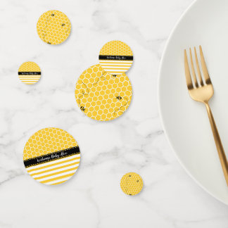 Welkom Baby Bijentafel Confetti Honingraat Ontwerp