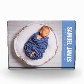 Welkom, baby Blue Fotoblokken (Voorkant)