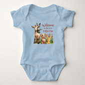 Welkom Baby Boerderijdieren Romper (Voorkant)