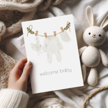 Welkom Baby Boho Gefeliciteerd Kaart