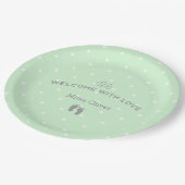 Welkom baby bord papier (Gekanteld)