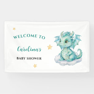 Welkom Baby Draak Spandoek