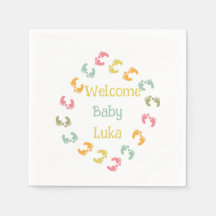 Welkom Baby Feet Personaliseer gunsttags
