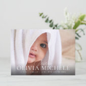 Welkom, Baby geboortefoto, jongen meisje Aankondiging (Staand voorkant)