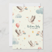 Welkom Baby Kaart (Achterkant)