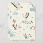 Welkom Baby Kaart (Voorkant / Achterkant)