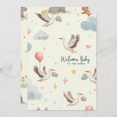 Welkom Baby Kaart (Voorkant / Achterkant)