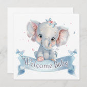 Welkom Baby Kaart (Voorkant / Achterkant)