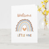 Welkom Baby Kaart | Kleine (Gele Bloem)