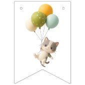 Welkom Baby Meisje Kitten Vlaggetjes (Eerste vlag)