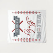 Welkom Baby Persoonlijke Baby Shower Wandkleed (Voorkant (horizontaal))