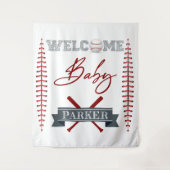 Welkom Baby Persoonlijke Baby Shower Wandkleed (Voorkant)