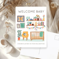 WELKOM BABY Schattige Kinderkamer Geslacht Neutraa