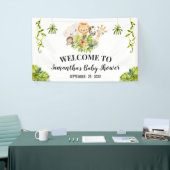 Welkom Baby shower Safari Animals Banner (Beurs)