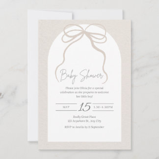 Welkom babyshower uitnodigingskaart kaart