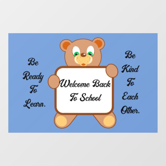 Welkom back Beer Raamsticker (Vel)