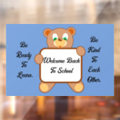 Welkom back Beer Raamsticker (Vel 2)