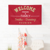 Welkom! banner voor reünie van klant (Insitu)