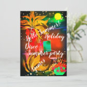 Welkom! Beach party Kaart (Staand voorkant)