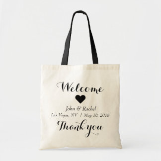 Welkom bedankt voor je trouwtas tote bag