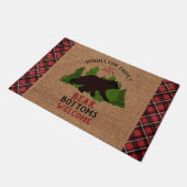 Welkom beer Bottoms Deurmat (Schuin)