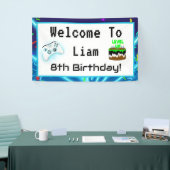 Welkom bij 8e Happy Birthday Critical Hit! Spandoek (Beurs)