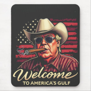 Welkom bij America's Golf Funny Trump Amerika Muismat