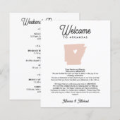 Welkom bij ARKANSAS Letter & Itinerary ELKE KLEUR (Voorkant / Achterkant)