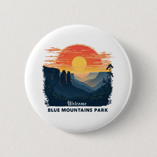 Welkom bij Blue Mountains National Australian Park Ronde Button 5,7 Cm