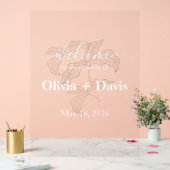 Welkom bij Board Acrylic Acryl Bord (Huwelijk)